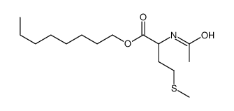 octyl N-acetyl-DL-methionate结构式