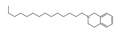 2-tetradecyl-3,4-dihydro-1H-isoquinoline结构式