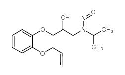 N-nitrosooxprenolol结构式