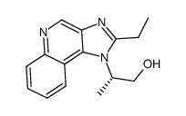 (2S)-2-(2-ethyl-1H-imidazo[4,5-c]quinolin-1-yl)propan-1-ol结构式