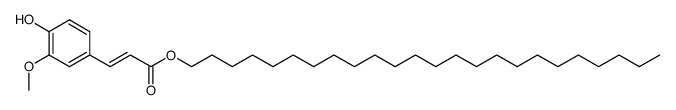 (E)-ferulic acid tetracosyl ester结构式