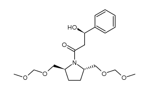 (R)-1-((2S,5S)-2,5-bis((methoxymethoxy)methyl)pyrrolidin-1-yl)-3-hydroxy-3-phenylpropan-1-one结构式