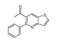 3-acetyl 2-phenylthieno<3,2-c><1λ4,2>thiazine Structure