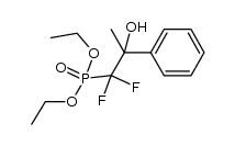 diethyl 1,1-difluoro-2-hydroxy-2-phenylpropylphosphonate结构式