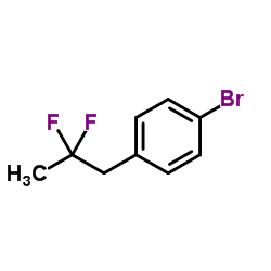 1-Bromo-4-(2,2-difluoropropyl)benzene structure