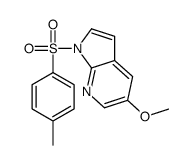 5-Methoxy-1-[(4-methylphenyl)sulfonyl]-1H-pyrrolo[2,3-b]pyridine结构式