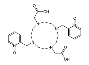 4,10-Bis[(1-oxido-2-pyridinyl)Methyl]-1,4,7,10-tetraazacyclododecane-1,7-diacetic Acid Structure