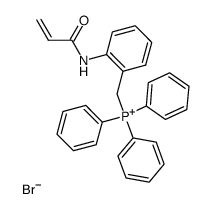 (2-(propenoylamino)benzyl)triphenylphosphonium bromide结构式