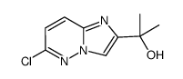 2-(6-chloroimidazo[1,2-b]pyridazin-2-yl)propan-2-ol Structure