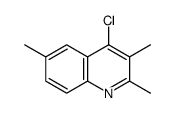 4-chloro-2,3,6-trimethylquinoline结构式