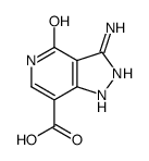 1H-Pyrazolo[4,3-c]pyridine-7-carboxylicacid,3-amino-4-hydroxy-(6CI)结构式