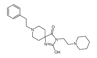 8-(2-phenylethyl)-3-(2-piperidin-1-ylethyl)-1,3,8-triazaspiro[4.5]decane-2,4-dione Structure