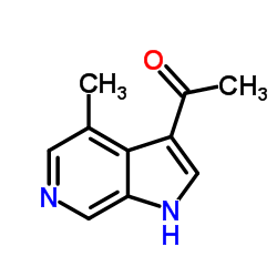 1-(4-Methyl-1H-pyrrolo[2,3-c]pyridin-3-yl)ethanone Structure