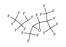 perfluoro(2,4-dimethyl-3-heptene) oxide Structure