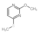 2-methoxy-4-methylsulfanyl-pyrimidine structure