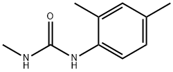 1-methyl-3-(2,4-xylyl)urea结构式