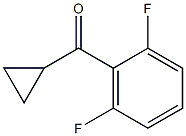 2,6-DIFLUOROPHENYL CYCLOPROPYL KETONE Structure