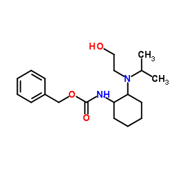 Benzyl {2-[(2-hydroxyethyl)(isopropyl)amino]cyclohexyl}carbamate Structure