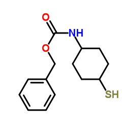 Benzyl (4-sulfanylcyclohexyl)carbamate结构式