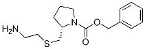 (S)-2-(2-AMino-ethylsulfanylMethyl)-pyrrolidine-1-carboxylic acid benzyl ester Structure