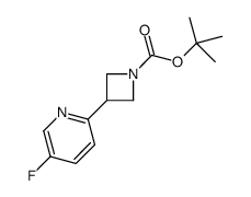 tert-butyl 3-(5-fluoropyridin-2-yl)azetidine-1-carboxylate Structure