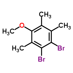 1,2-Dibromo-4-methoxy-3,5,6-trimethylbenzene structure