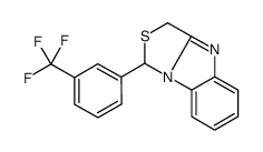 1H,3H-Thiazolo[3,4-a]benzimidazole, 1-[3-(trifluoromethyl)phenyl]-结构式