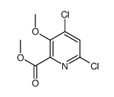 methyl 4,6-dichloro-3-methoxypyridine-2-carboxylate Structure