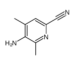 5-氨基-4,6-二甲基-2-氰基吡啶结构式