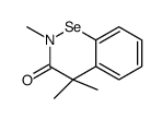 2,4,4-trimethyl-1,2-benzoselenazin-3-one Structure