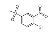 4-methylsulfonyl-2-nitrobenzenethiol Structure