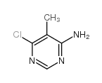 4-Amino-6-chloro-5-methylpyrimidine Structure