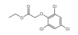 ethyl 2-(2,4,6-trichlorophenoxy)acetate结构式