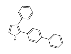 2-(1,1-biphenyl-4-yl)-3-phenylpyrrole结构式