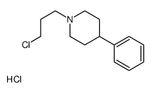 1-(3-chloropropyl)-4-phenylpiperidine,hydrochloride结构式