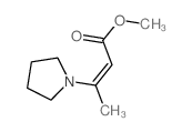 2-Butenoic acid,3-(1-pyrrolidinyl)-, methyl ester picture