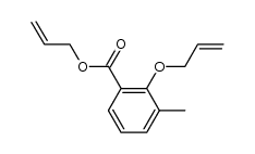 allyl 2-(allyloxy)-3-methylbenzoate结构式