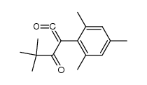 4,4-dimethyl-2-mesitylpent-1-ene-1,3-dione Structure