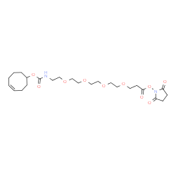 TCO-PEG4-NHS ester结构式