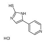 4-Pyridin-4-yl-1,3-dihydro-imidazole-2-thione hydrochloride structure