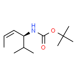 Carbamic acid, [1-(1-methylethyl)-2-butenyl]-, 1,1-dimethylethyl ester, (S)-结构式