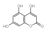 4,5,7-三羟基香豆素结构式