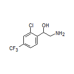 2-Amino-1-[2-chloro-4-(trifluoromethyl)phenyl]ethanol Structure