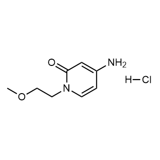 4-Amino-1-(2-methoxyethyl)-1,2-dihydropyridin-2-one hydrochloride Structure