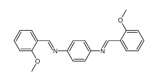 N,N'-Bis(o-anisylidene)-p-phenylenediamine结构式