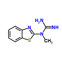 Guanidine, N-2-benzothiazolyl-N-methyl- (9CI)结构式