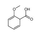 2-methoxycyclohexa-2,5-diene-1-carboxylic acid结构式