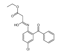 ethyl 3-(2-benzoyl-4-chloroanilino)-3-oxopropanoate Structure