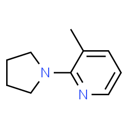 Pyridine, 3-methyl-2-(1-pyrrolidinyl)- (9CI) Structure