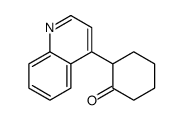 2-quinolin-4-ylcyclohexan-1-one Structure